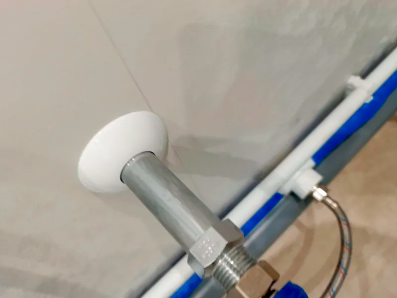 Обвод для труб универсальный ПВХ ИДЕАЛ Ф25-34 001 Белый